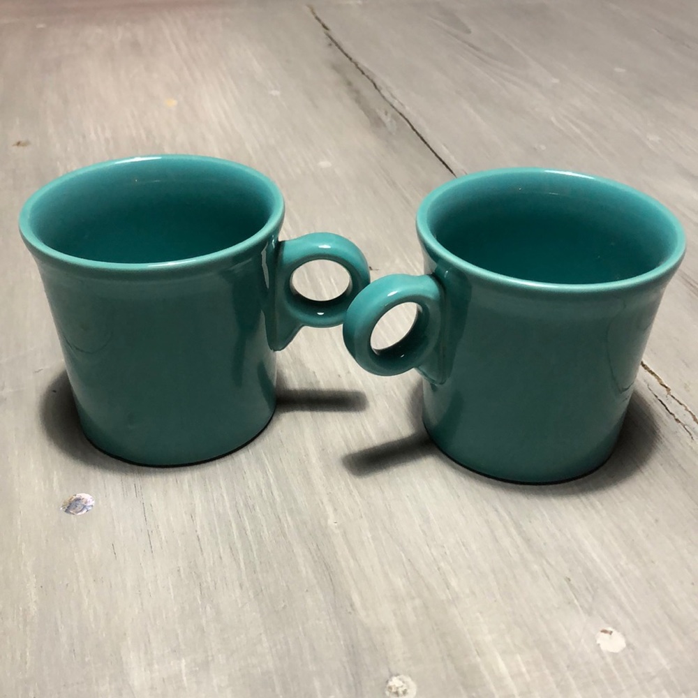 Pair of Fiesta mugs